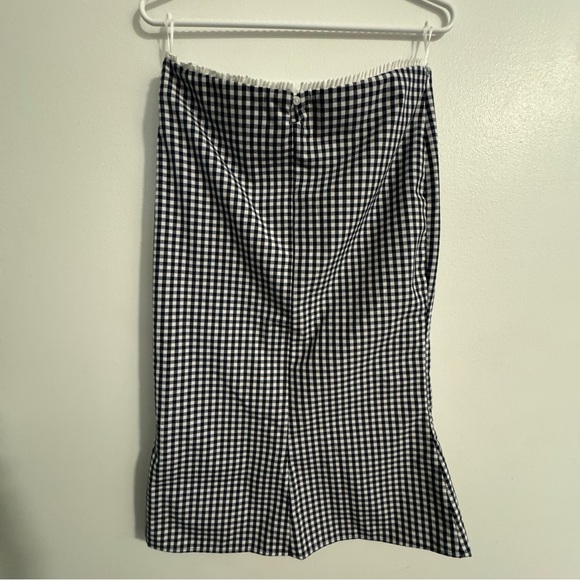 Zara Gingham Midi Skirt S - Picture 10 of 13